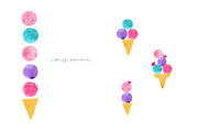 It's Ice Cream Time, a Decorative Illustration by Cute And Wild (Thumbnail 4 of 6)