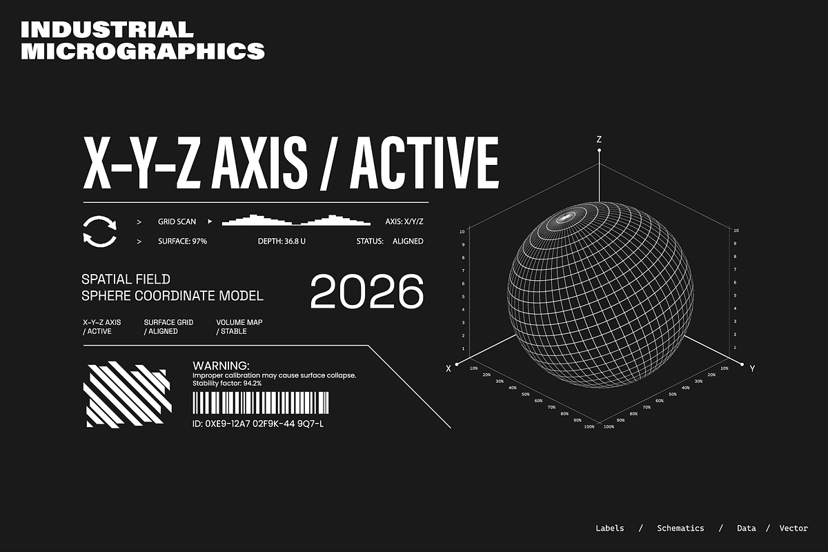 Industrial Micrographics Vector Pack, an Object Graphic by SergeyBitos (Photo 10 of 11)