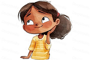 Kids different facial expressions, a Person Illustration by Bubert Art (Thumbnail 5 of 8)