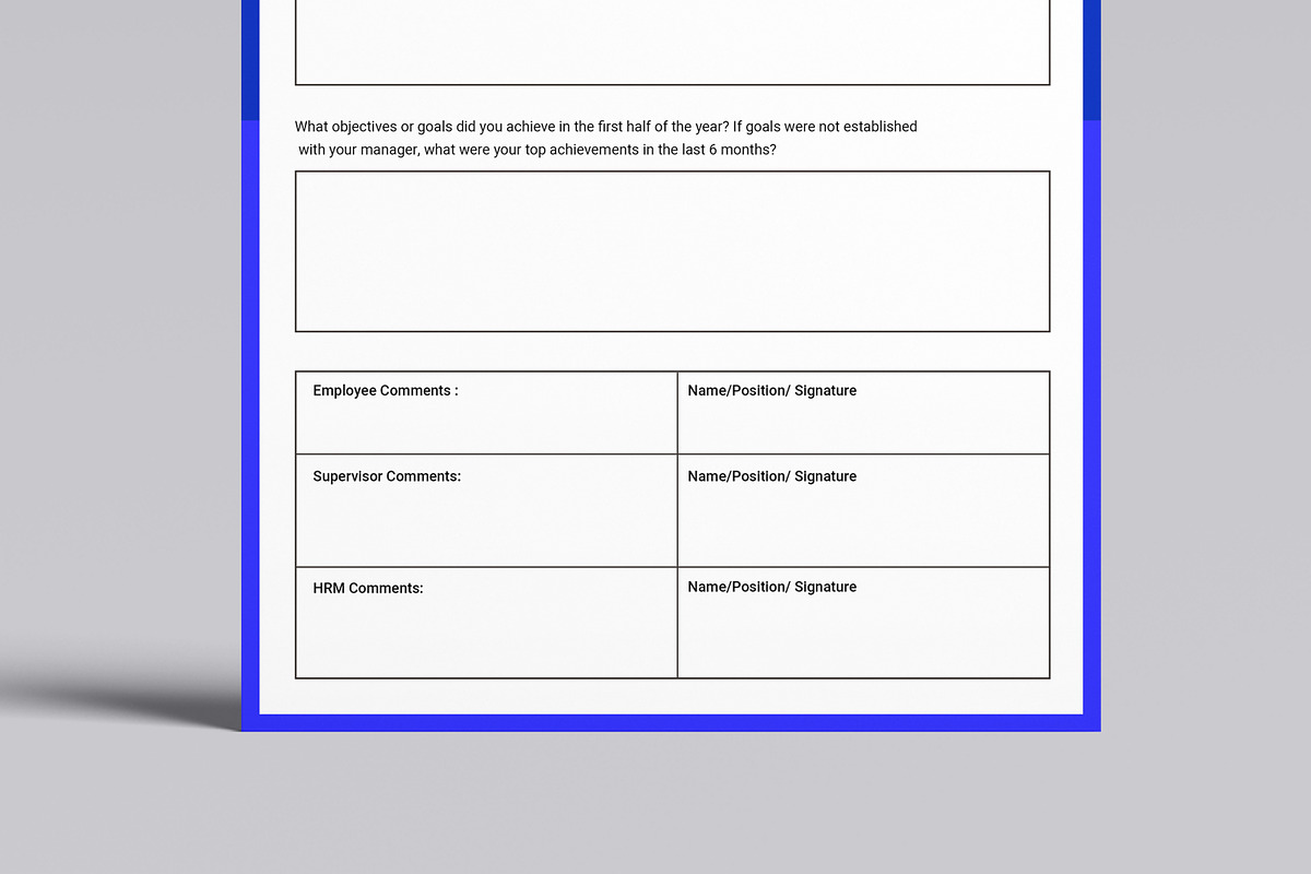 Employee Performance Review, a Stationery Template by MightyDesign (Photo 5 of 8)