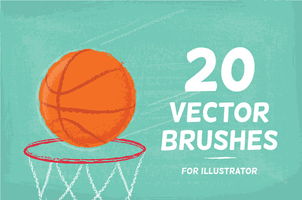20 Vector Brushes Set