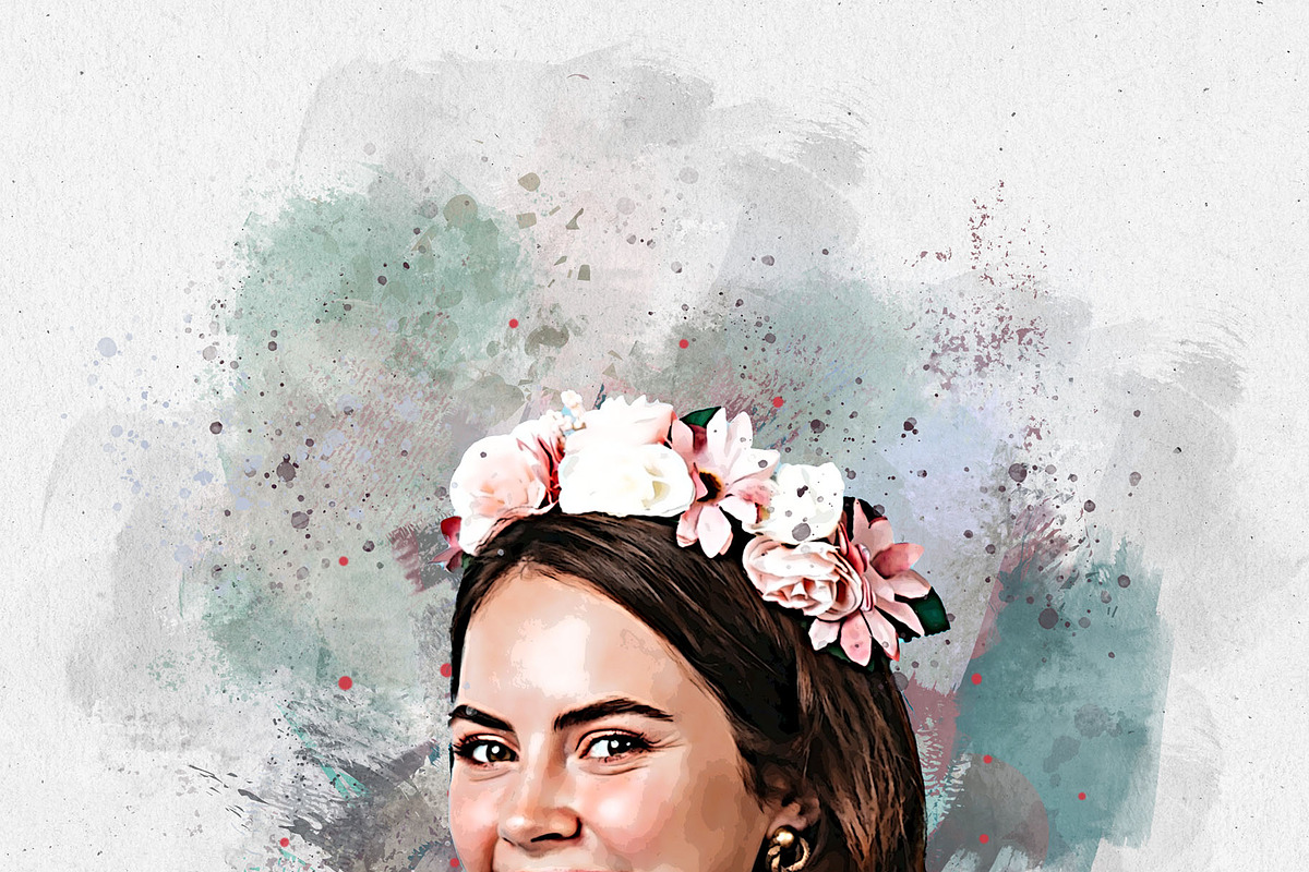 Hand Watercolor Painting Effect, an Action Add-On by Photoshop Action (Photo 8 of 13)