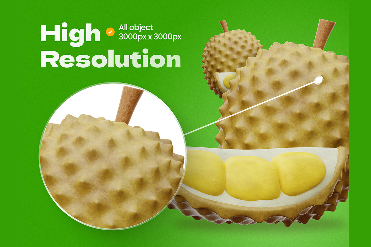 Fruits 3D Icons, an Object 3D Model by Rakata Studio (Photo 3 of 6)