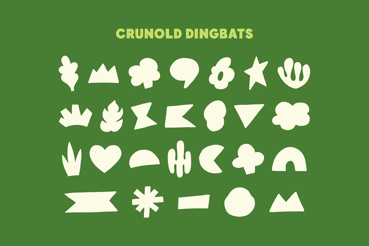 Crunold Font, a Sans Serif Font by trustha (Photo 10 of 12)