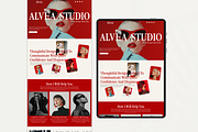 Bold Wix Studio Landing Page Website, a Wix Template by AdvertFox (Thumbnail 9 of 9)