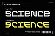 Cypher - Futuristic Font, a Script Font by AQR Studio (Thumbnail 3 of 10)