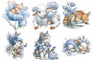 Whimsical Spring Animal Clipart Bund, an Illustration by Daily.Designs (Thumbnail 5 of 7)