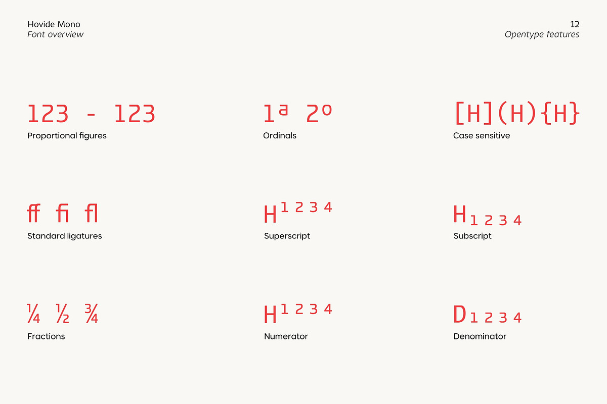 Hovide Mono, a Sans Serif Font by Zafara Studios (Photo 12 of 12)
