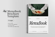 Aesthetic Modern Menu Book Template, a Magazine Template by TMint Play (Thumbnail 1 of 9)