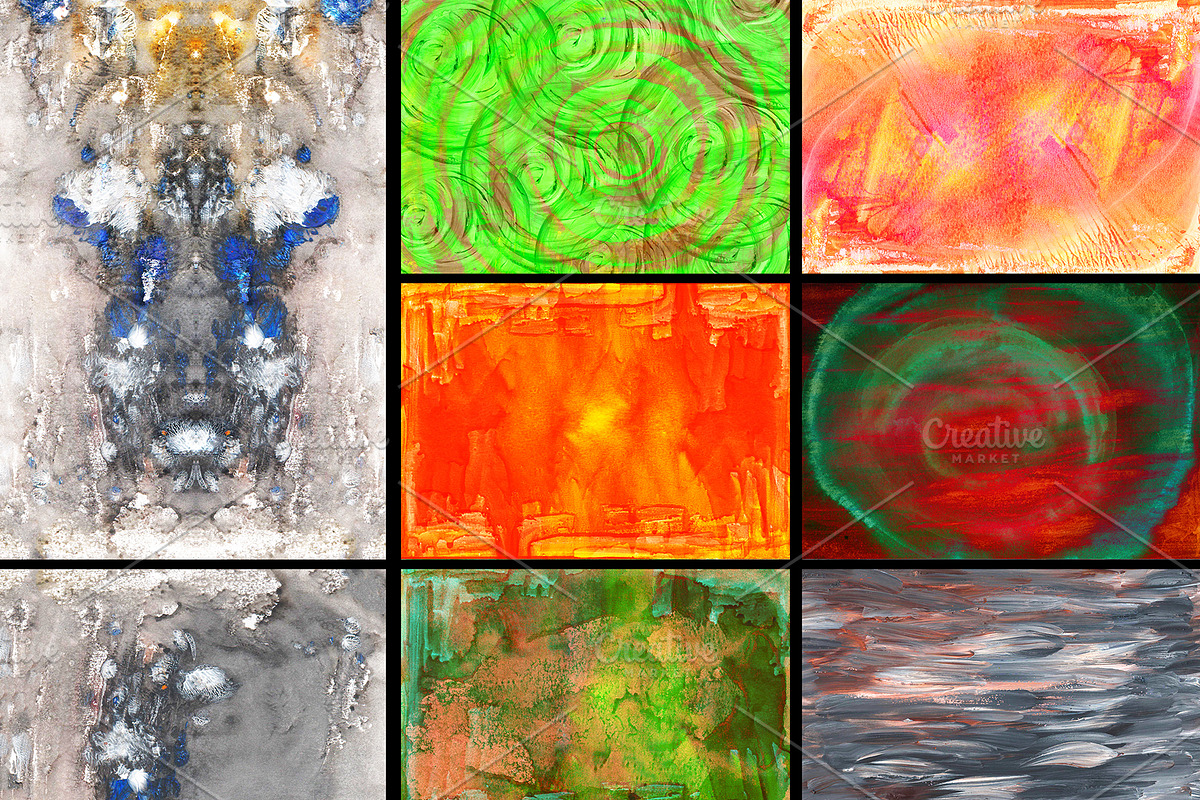 Set of 69 hand painted textures, a Texture Graphic by pictures for you (Photo 6 of 13)