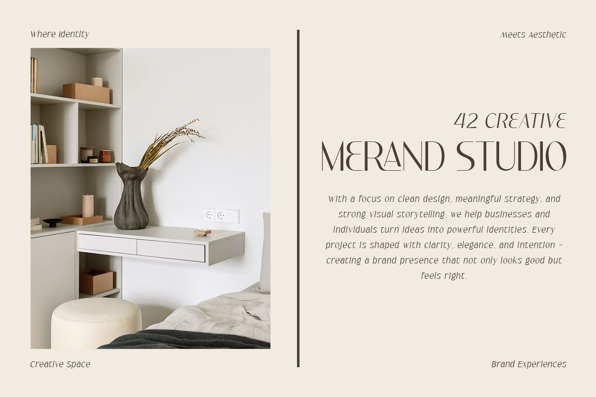 Serina - Modern Elegant Logo Font, a Sans Serif Font by roomspace creative lab (Photo 4 of 11)