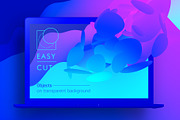 Vibrant Ultraviolet Backgrounds, a Texture Graphic by Alexander Baidin (Thumbnail 6 of 10)