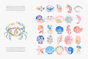 Preppy coastal clipart set, a Decorative Illustration by Patishop Art (Thumbnail 7 of 15)