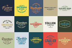 Vintage Badge Logo Collection