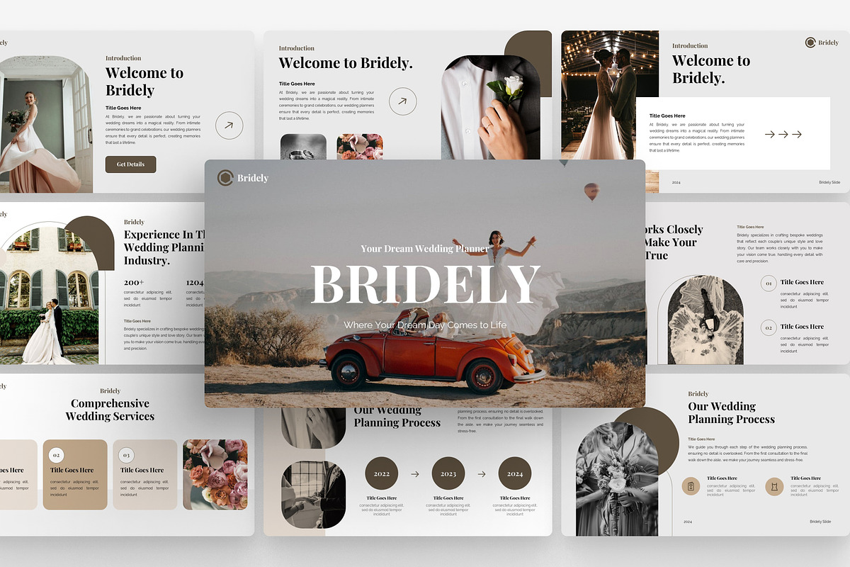 Elegant Wedding Planner Presentation, a Presentation Template by Eklip Studio (Photo 1 of 6)