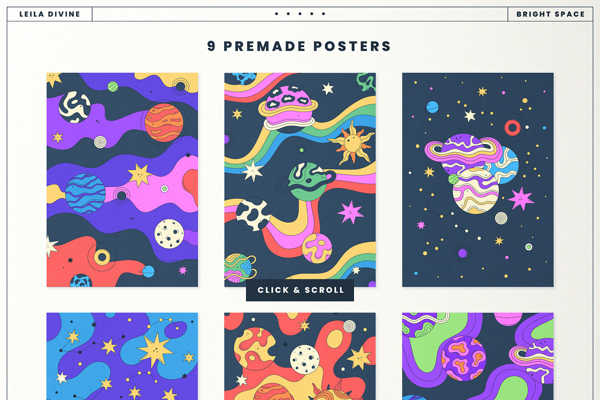Bright Space - Clipart Collection, a Graphic by Leila Divine (Photo 8 of 14)