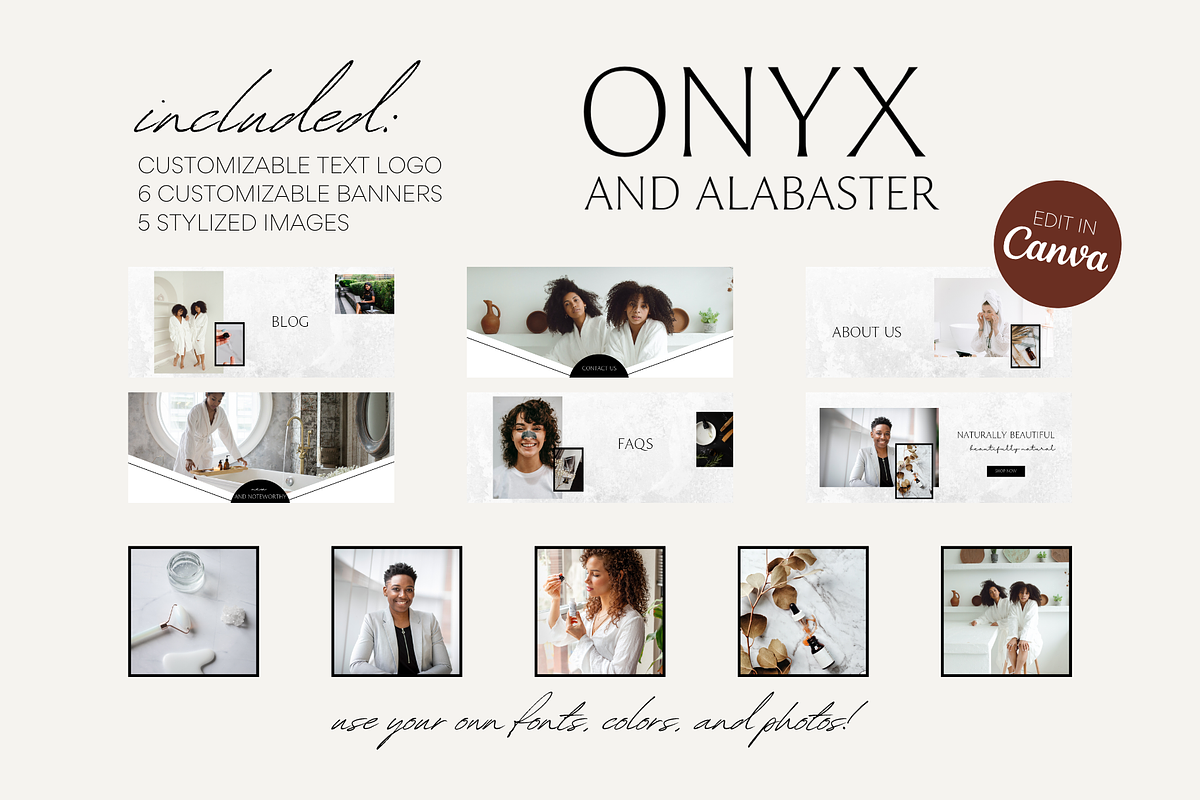 Shopify Theme | Onyx + Alabaster, a Templates & Theme by Easy Website Themes (Photo 4 of 7)