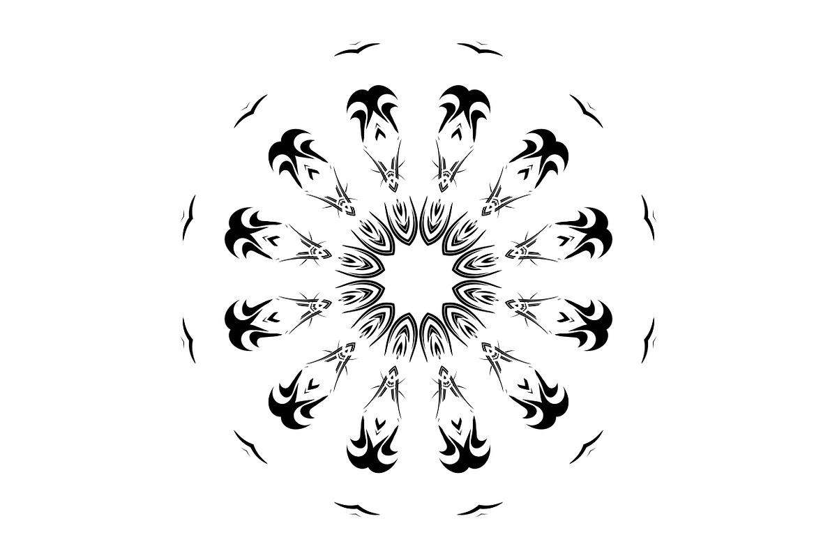 Elegant Mandala Line Art Collection, a Decorative Illustration by NJ Himel (Photo 76 of 101)