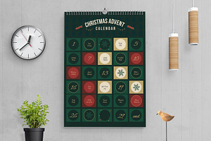 Christmas Advent Calendar, a Flyer Template by MightyDesign