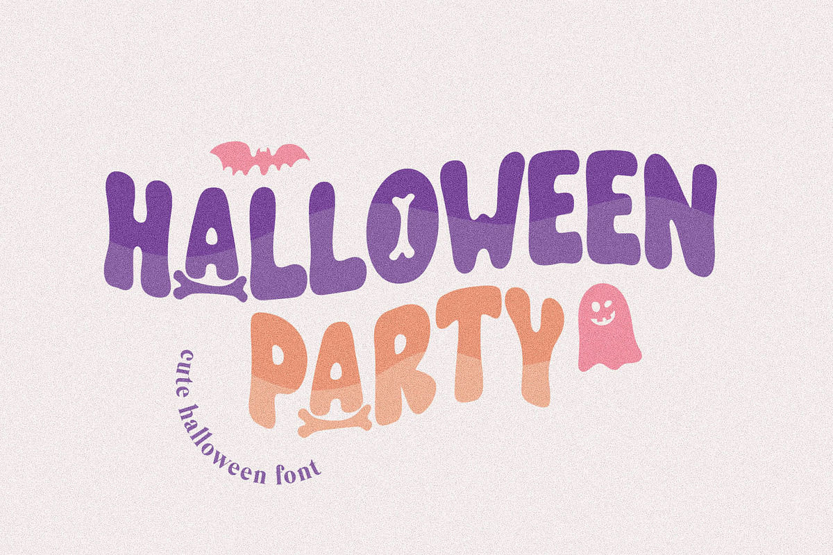 Halloween Party Cute Halloween Font, a Handwritten Font by BarcelonaShop (Photo 1 of 8)