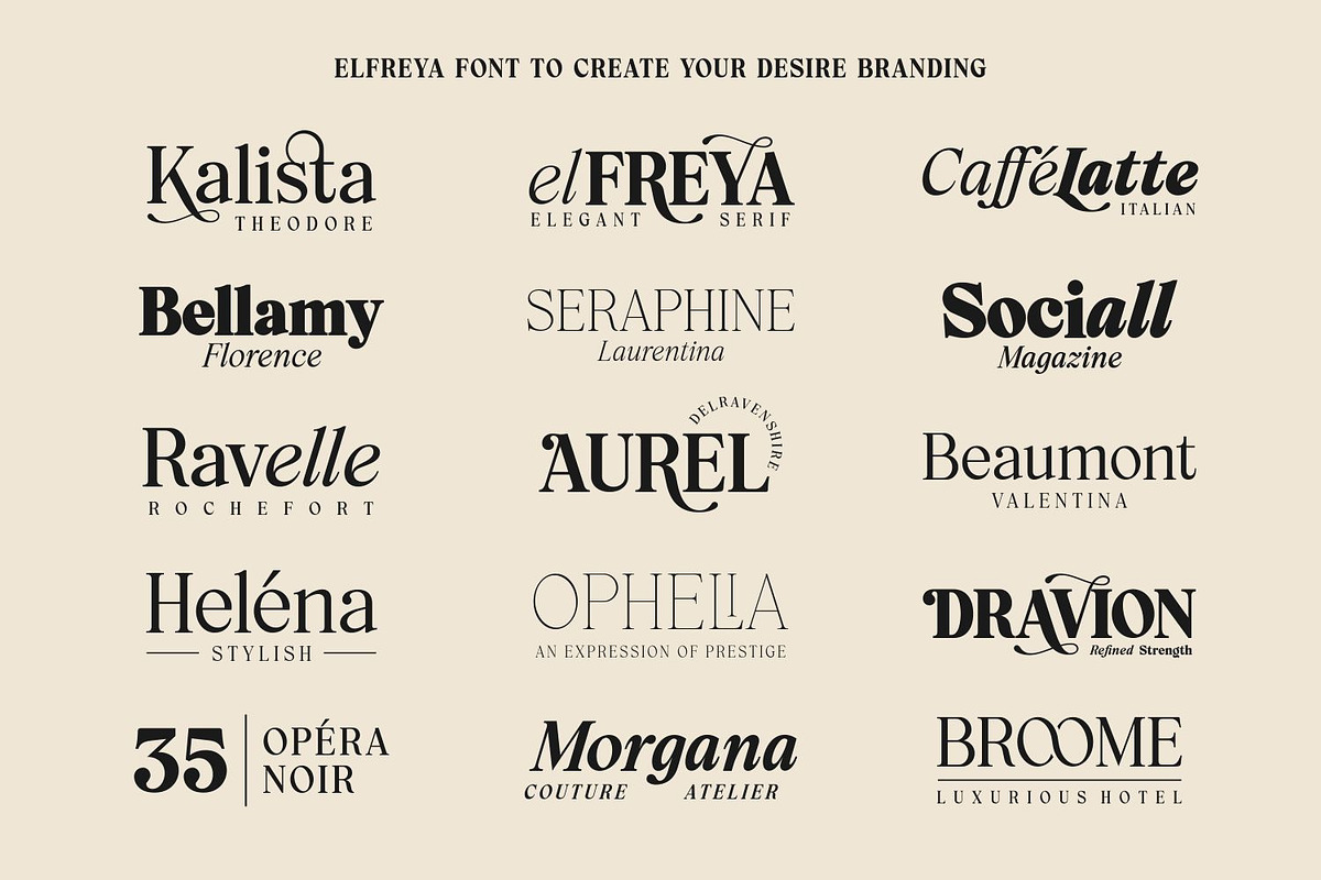 Elfreya - Elegant Branding Font, a Serif Font by Asenbayu (Photo 8 of 15)