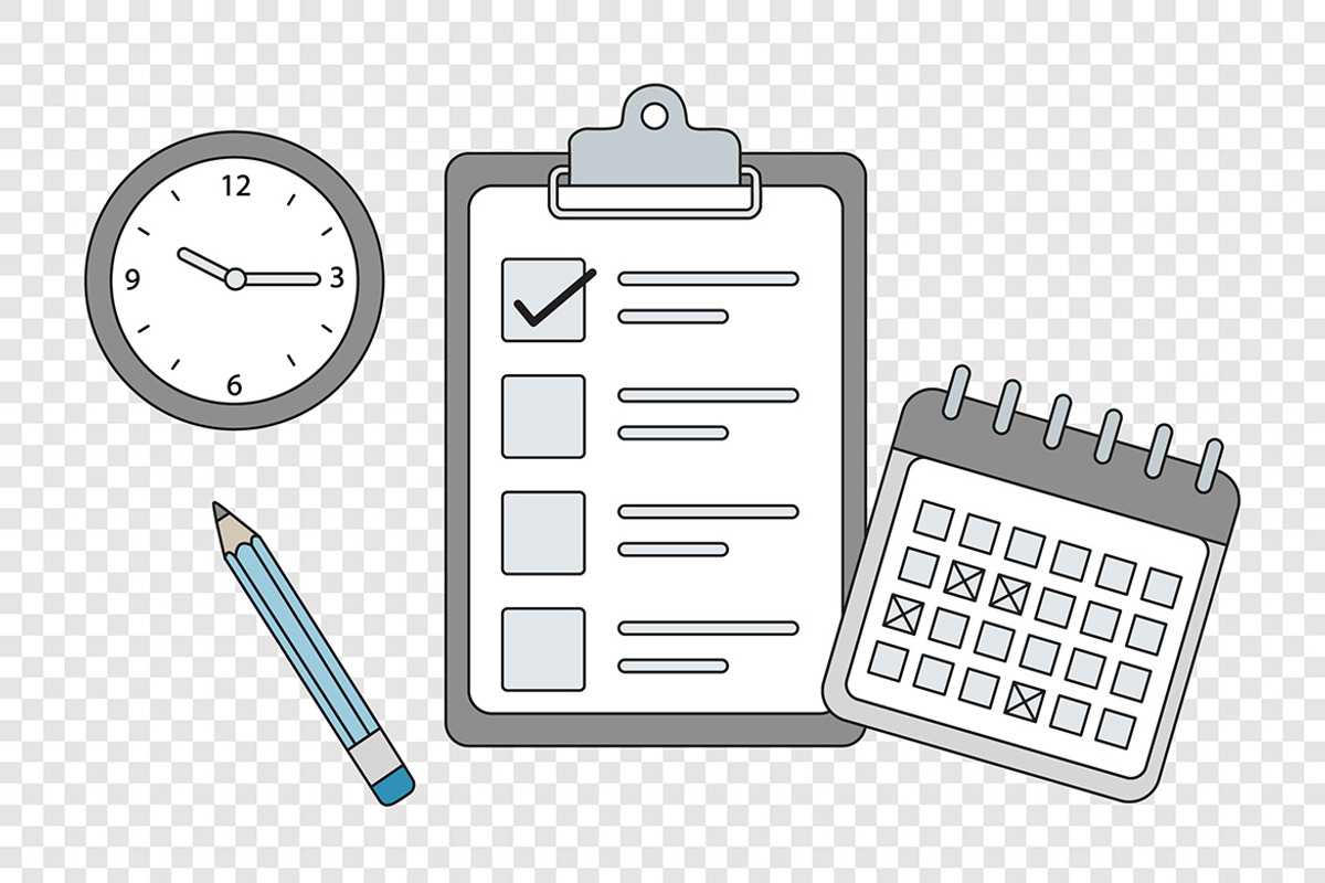 Daily Task Planning Illustration, a Work Illustration by Partikusi Design (Photo 3 of 3)