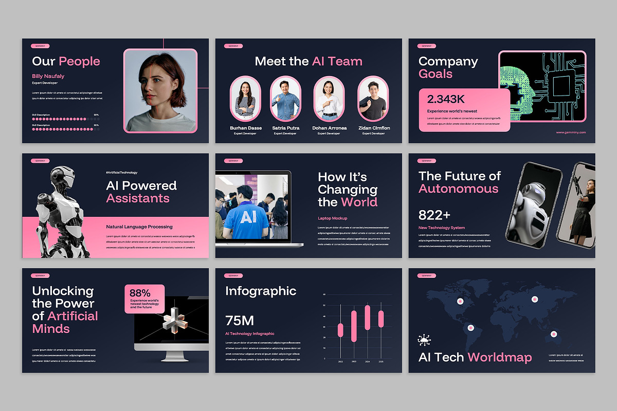 AI Technology Keynote, a Presentation Template by rgbryand (Photo 3 of 7)