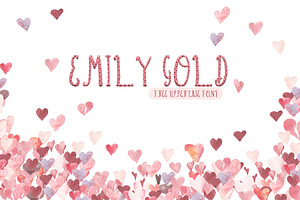 Emily Gold Script Font