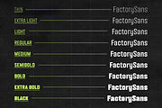 Factory Sans – Modern Sans Typeface, a Sans Serif Font by Almarkhatype (Thumbnail 4 of 12)