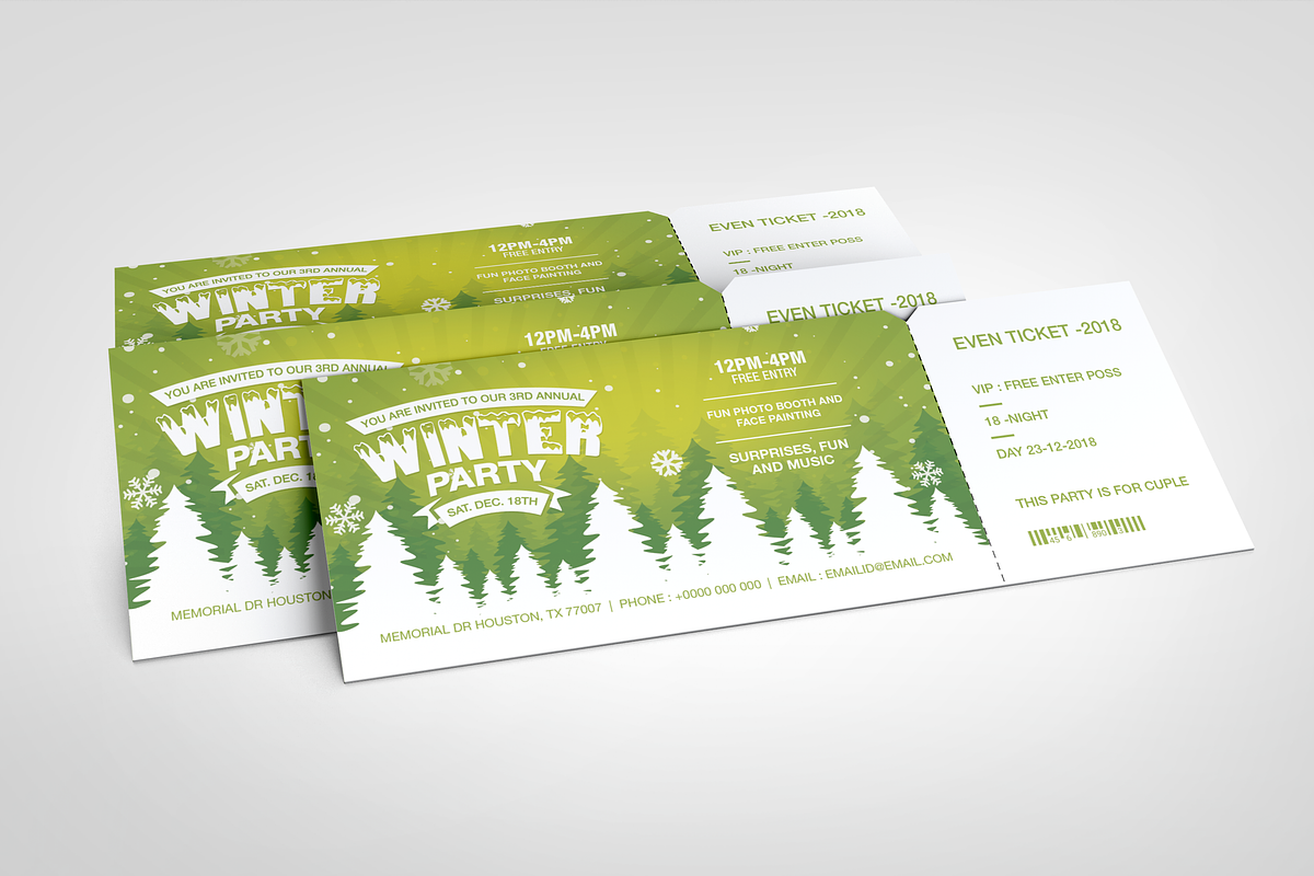 Event Ticket, an Invitation Template by TemplatesForest (Photo 4 of 4)