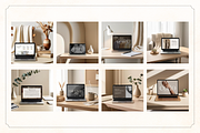 52 Minimalist Laptop Canva Mockups, a Mac Mockup by Matisse Studio (Thumbnail 4 of 10)