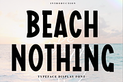 Beach Nothing, a Script Font by FreshTypeINK (Thumbnail 1 of 8)
