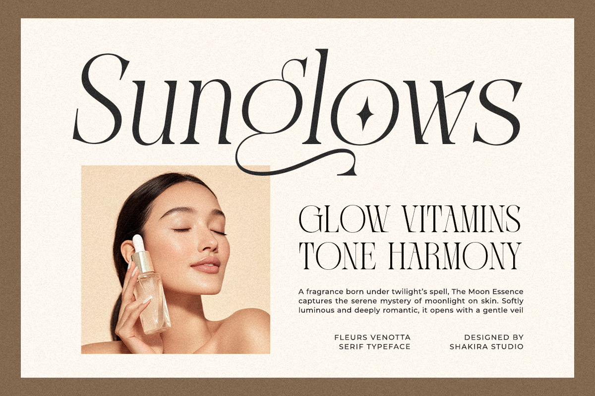 Elegant Modern - Fleurs Venotta, a Serif Font by Shakira Studio (Photo 3 of 10)