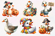 Funny Halloween Silly Goose Clipart, an Illustration by Dream Creation (Thumbnail 5 of 7)