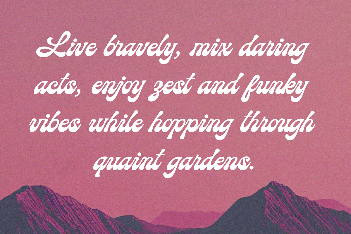 Nicholine - Vintage Retro Font, a Script Font by Subectype Studio (Photo 7 of 15)