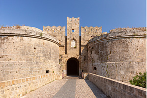 Gate d Amboise in Rhodes, Greece, an Architecture Photo by kavalenkava