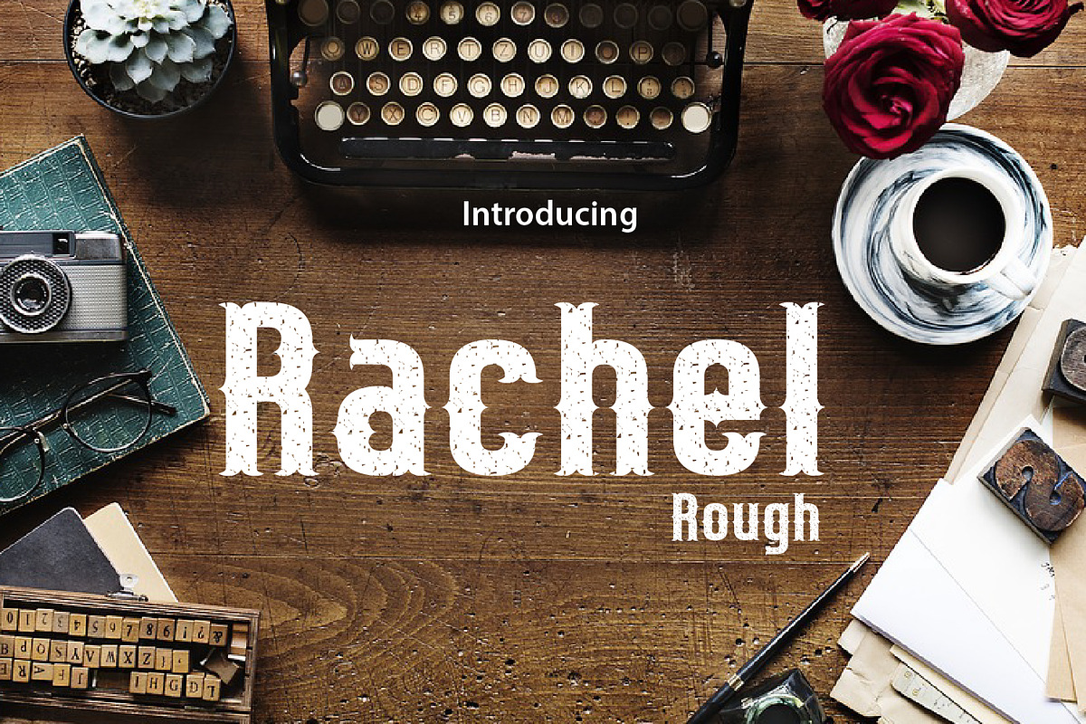 Rachel Rough, a Blackletter Font by da_only_aan (Photo 2 of 6)