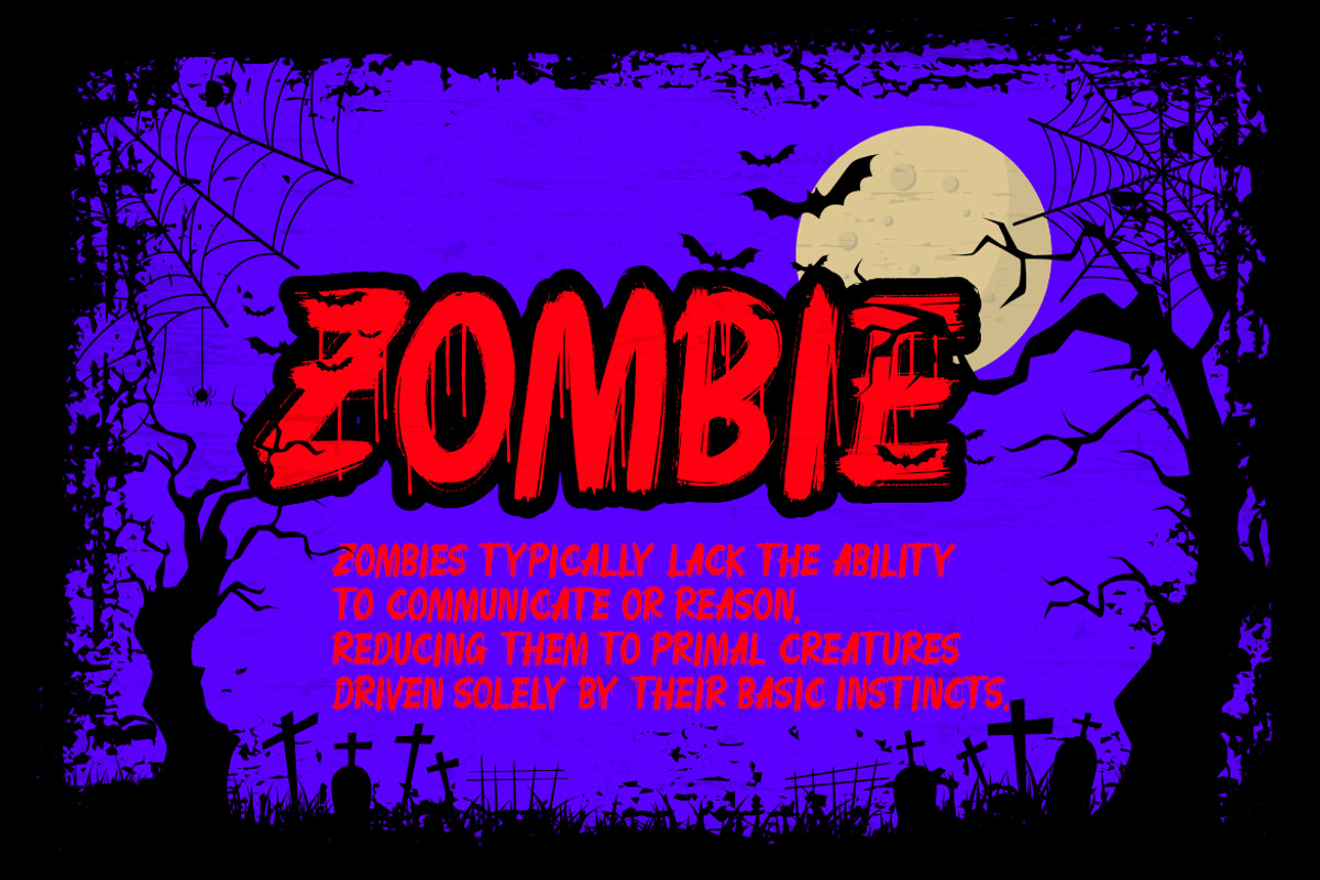 Jengled a Blood Horror Font, a Font by Bayuktx (Photo 7 of 8)