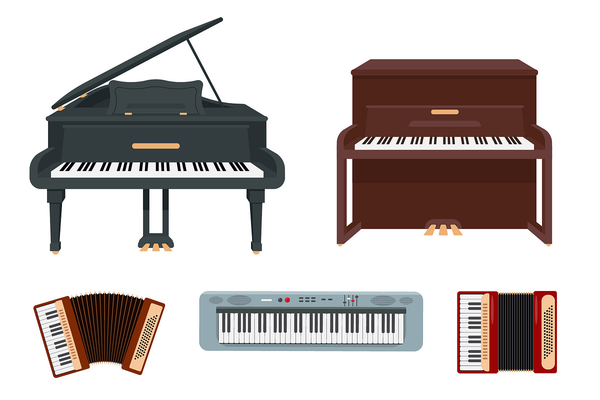 Musical instruments and notes, an Object Graphic by Elena Istomina (Photo 7 of 10)