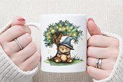Magical Forest Clipart,Watercolor Fo, an Illustration by Sublimation Artist (Thumbnail 5 of 6)