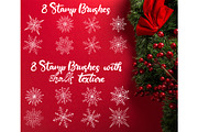 Snowflake brushes for Procreate, a Brush Add-On by Almazova Dolzhenko (Thumbnail 3 of 4)