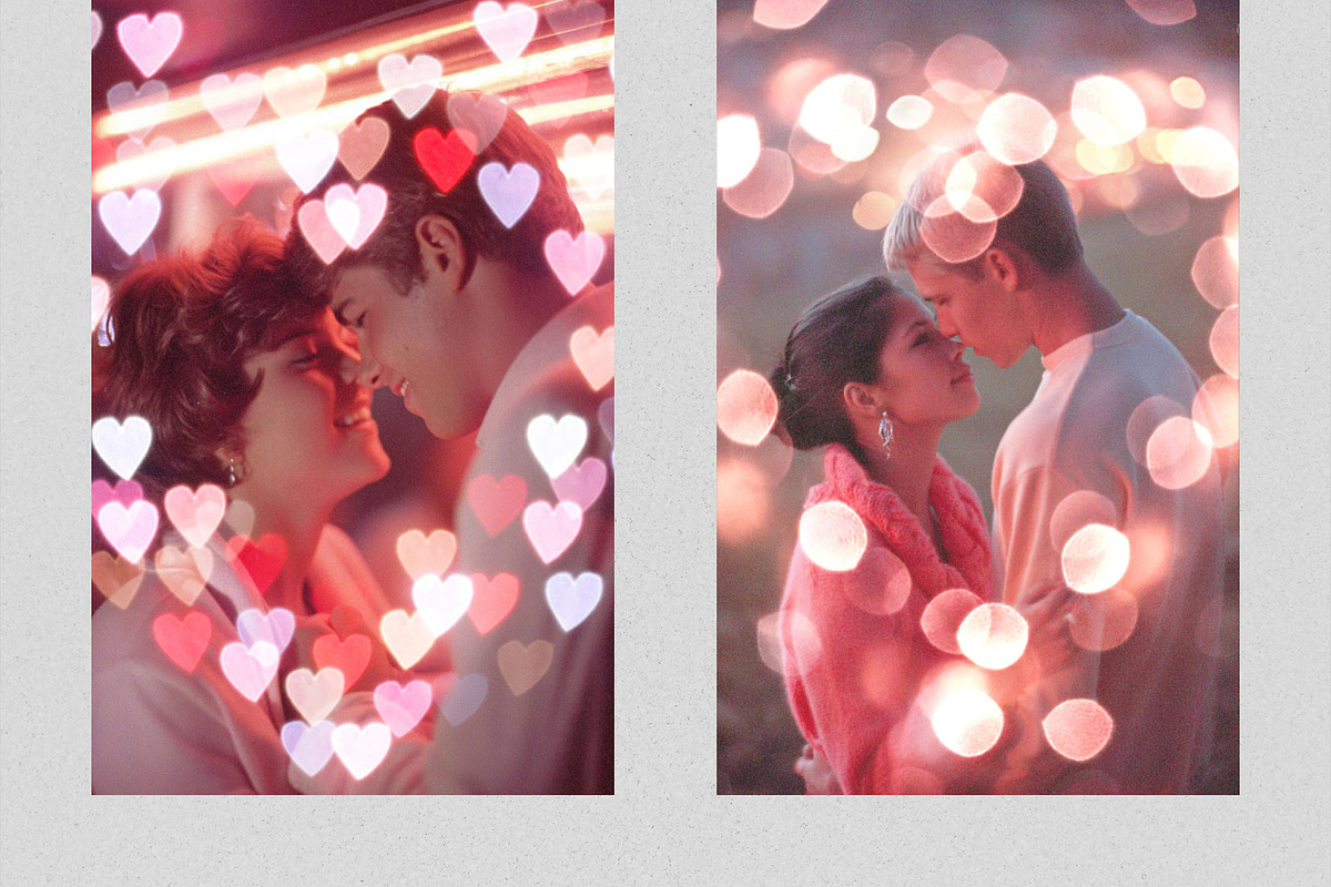 Valentine Heart Bokeh Overlays, a Texture Graphic by PhotoSpirit (Photo 4 of 8)