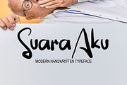 Suara Aku, a Script Font by Canden Meutuah (Thumbnail 1 of 6)