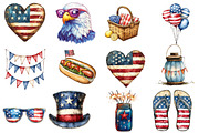 Vintage 4th of July Independence Day, an Illustration by Designworld (Thumbnail 4 of 5)