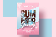 Summer Party Flyer Template, a Flyer Template by Rome B Creation (Thumbnail 1 of 2)