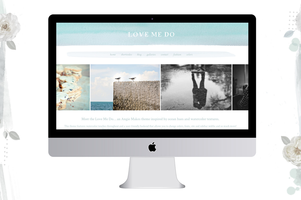 Love Me Do - WordPress Theme, a WordPress Template by angiemakeswebsites (Photo 3 of 5)