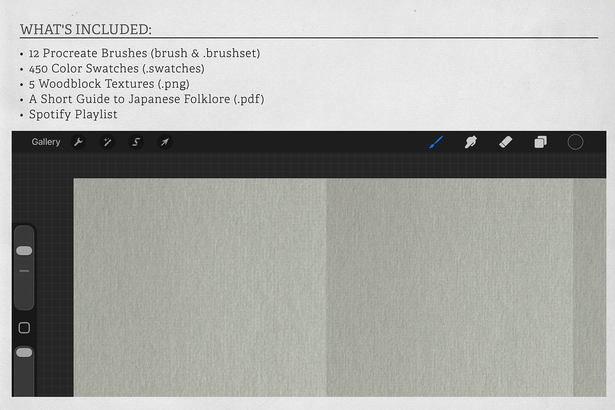 The Yokai Procreate Kit, a Brush Add-On by Digi Life (Photo 3 of 9)