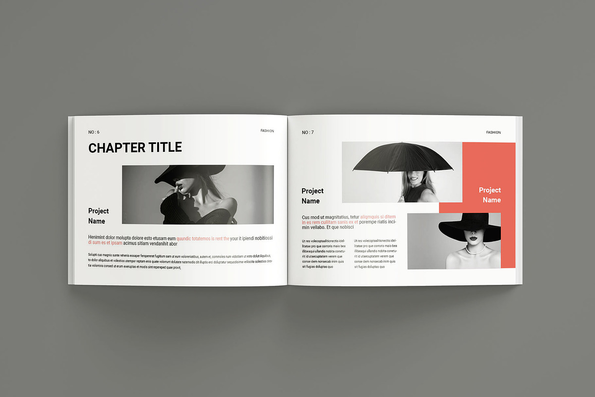 Design Portfolio Layout Landscape, a Magazine Template by Seeing-art (Photo 4 of 10)