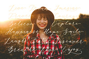 Rhapsody Font., a Script Font by Red Ink (Thumbnail 2 of 8)