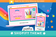 Colorful Shopify Theme | Confetti, a Shopify Template by Design Pixie (Thumbnail 1 of 11)